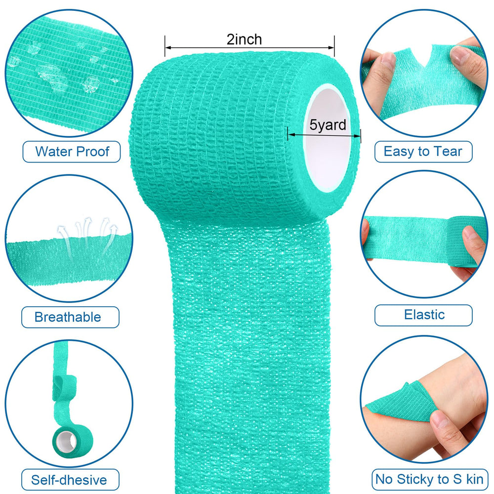 Treela elastic athletic tape color swatches show breathable options for active wear.