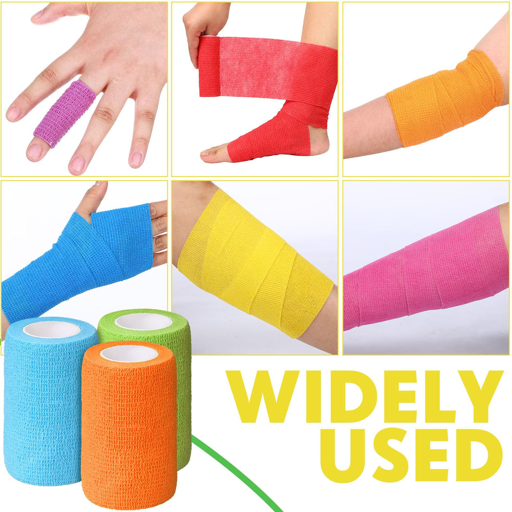 Treela self-adhering wrap sticks to itself, not skin, for easy reuse.