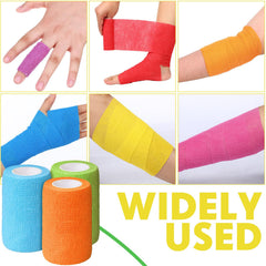Treela self-adhering wrap sticks to itself, not skin, for easy reuse.