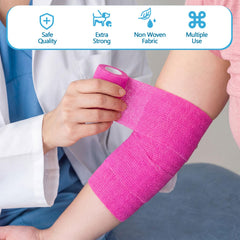 Treela elastic sports tape with self-adhesive closure, easy to wrap.