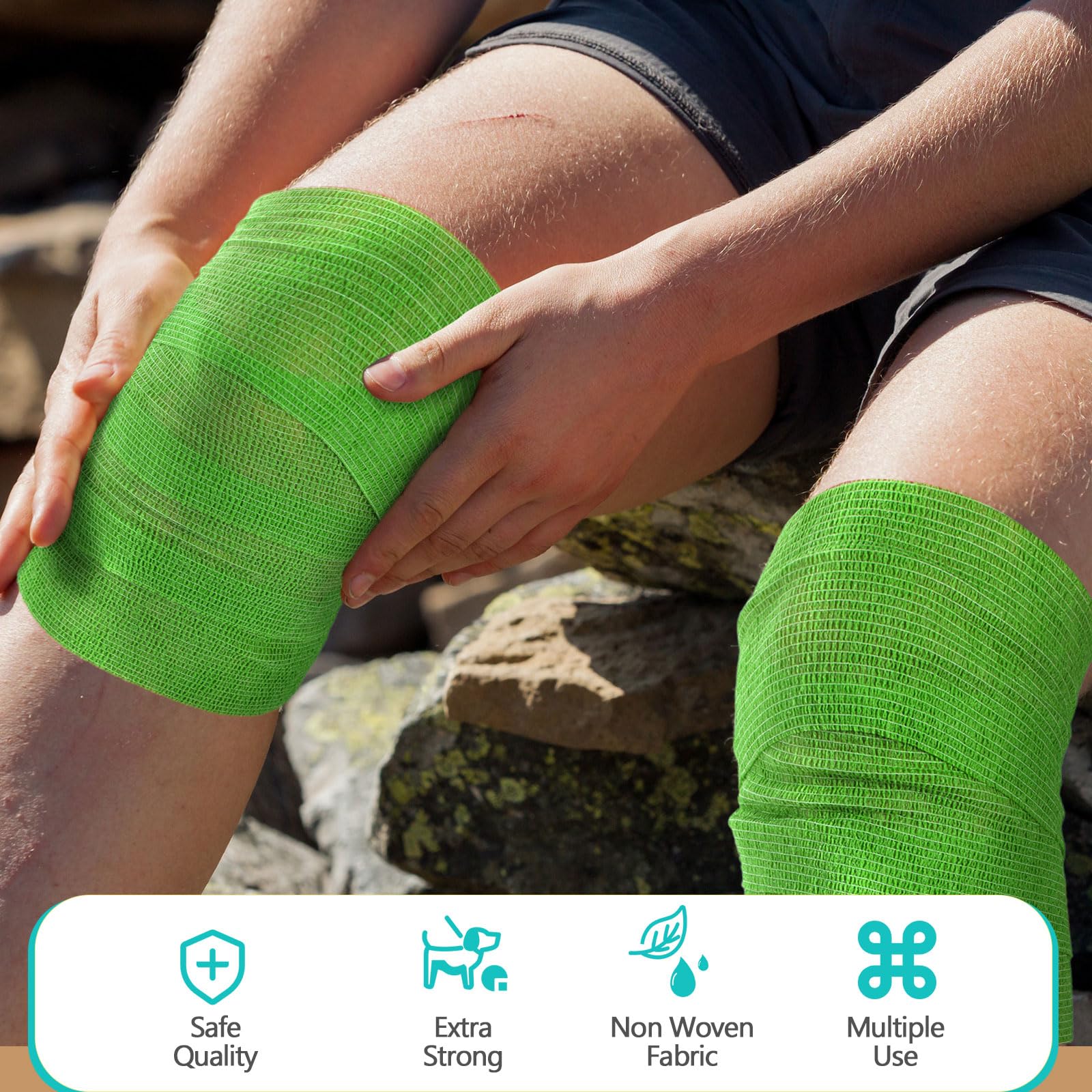 Treela bandage suitable for kids and adults during sports and events.