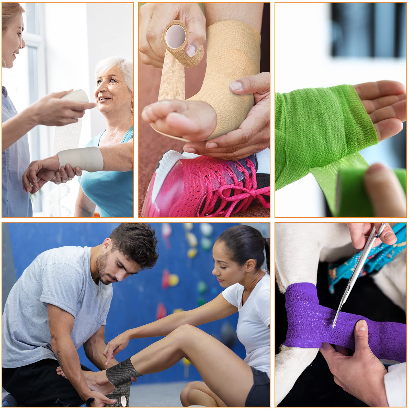 Treela multicolored wrap ideal for quick activity identification.
