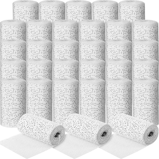 Treela plaster cloth rolls for belly casts offering firm support and clean mold.