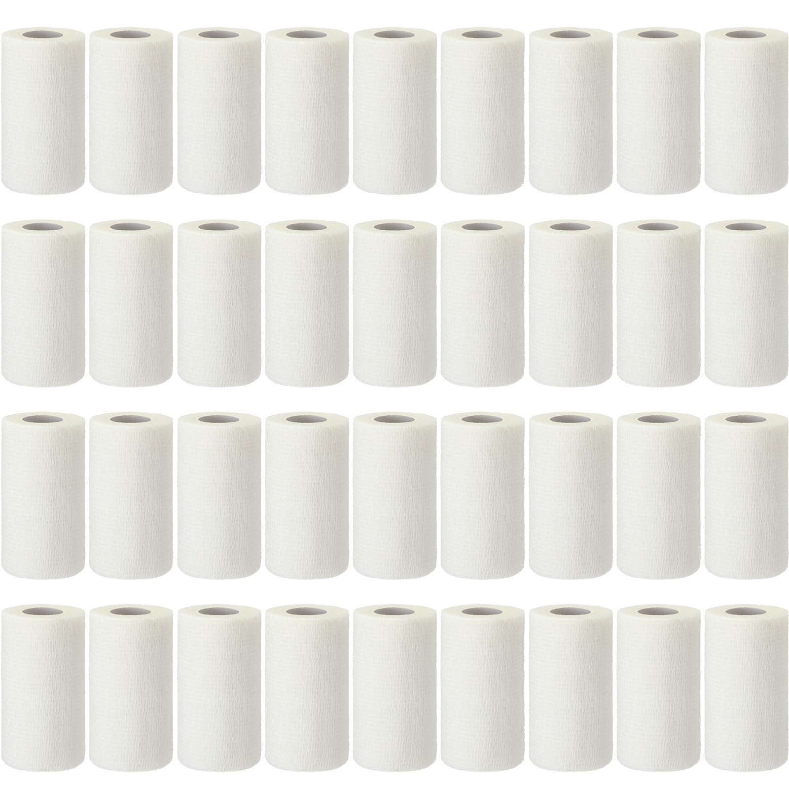 Treela self-adherent bandage wrap in white, 4in x 5yd, secure breathable support.