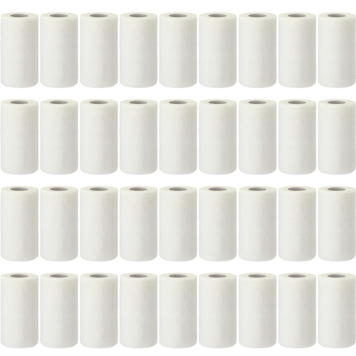 Treela self-adherent bandage wrap in white, 4in x 5yd, secure breathable support.