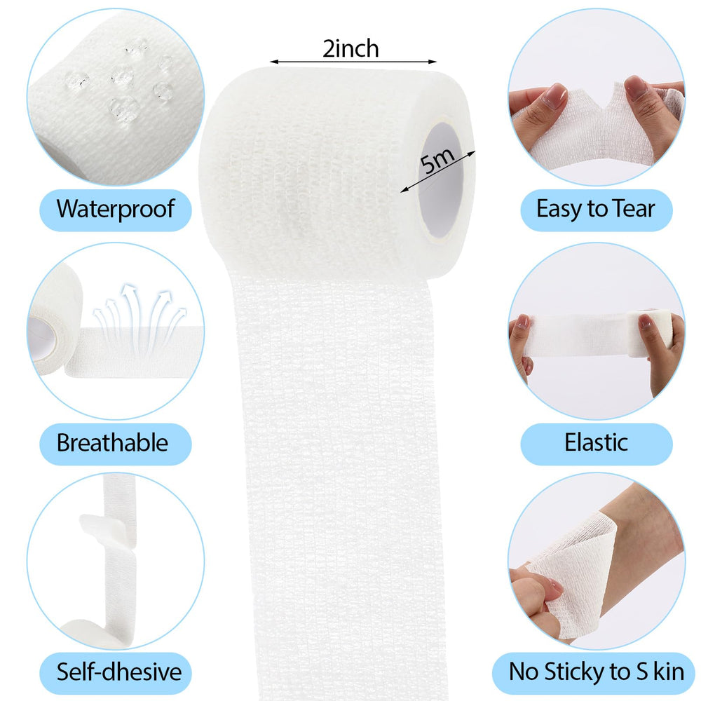 Treela self-adhesive bandage wrap in multiple colors for easy color coding.