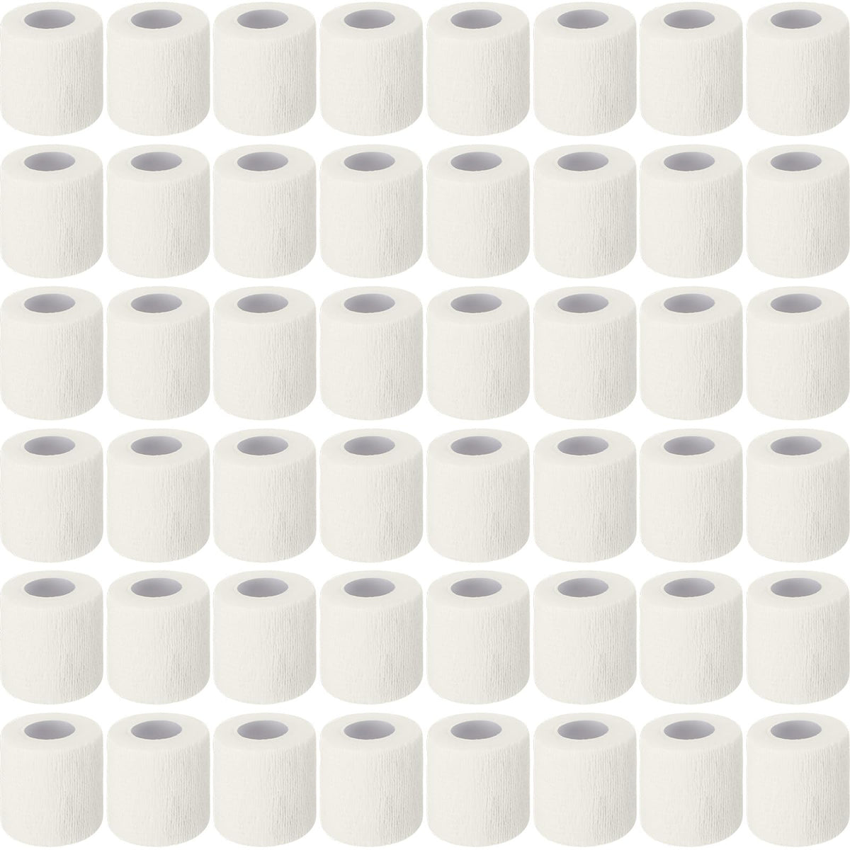 Treela self-adhesive bandage wrap in white for quick wrap-around coverage.