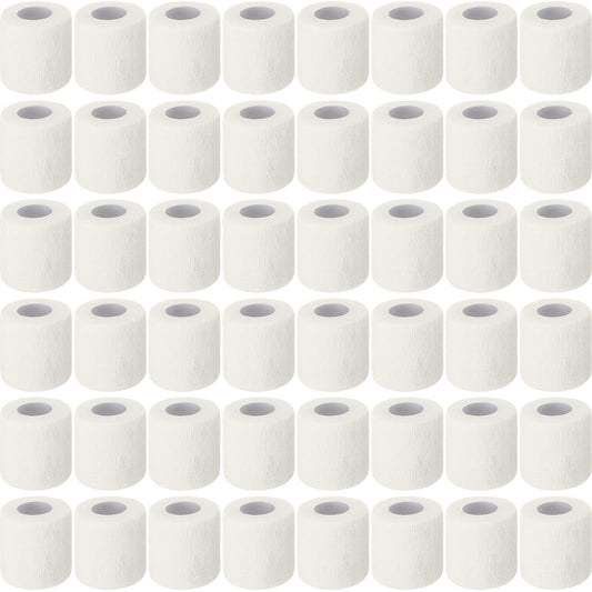 Treela self-adhesive bandage wrap in white for quick wrap-around coverage.