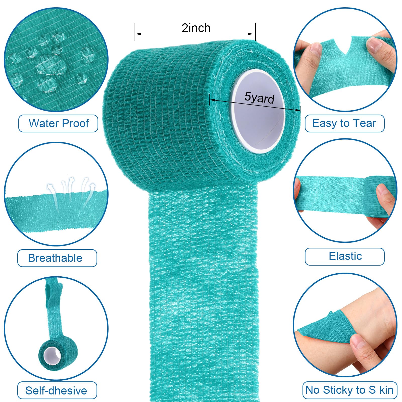 Treela emerald green wrap provides breathable protection during training sessions.