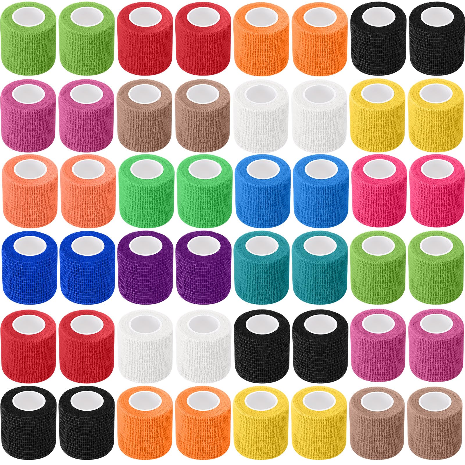 Treela self-adhesive bandage wrap in green for quick flexible support during workouts.