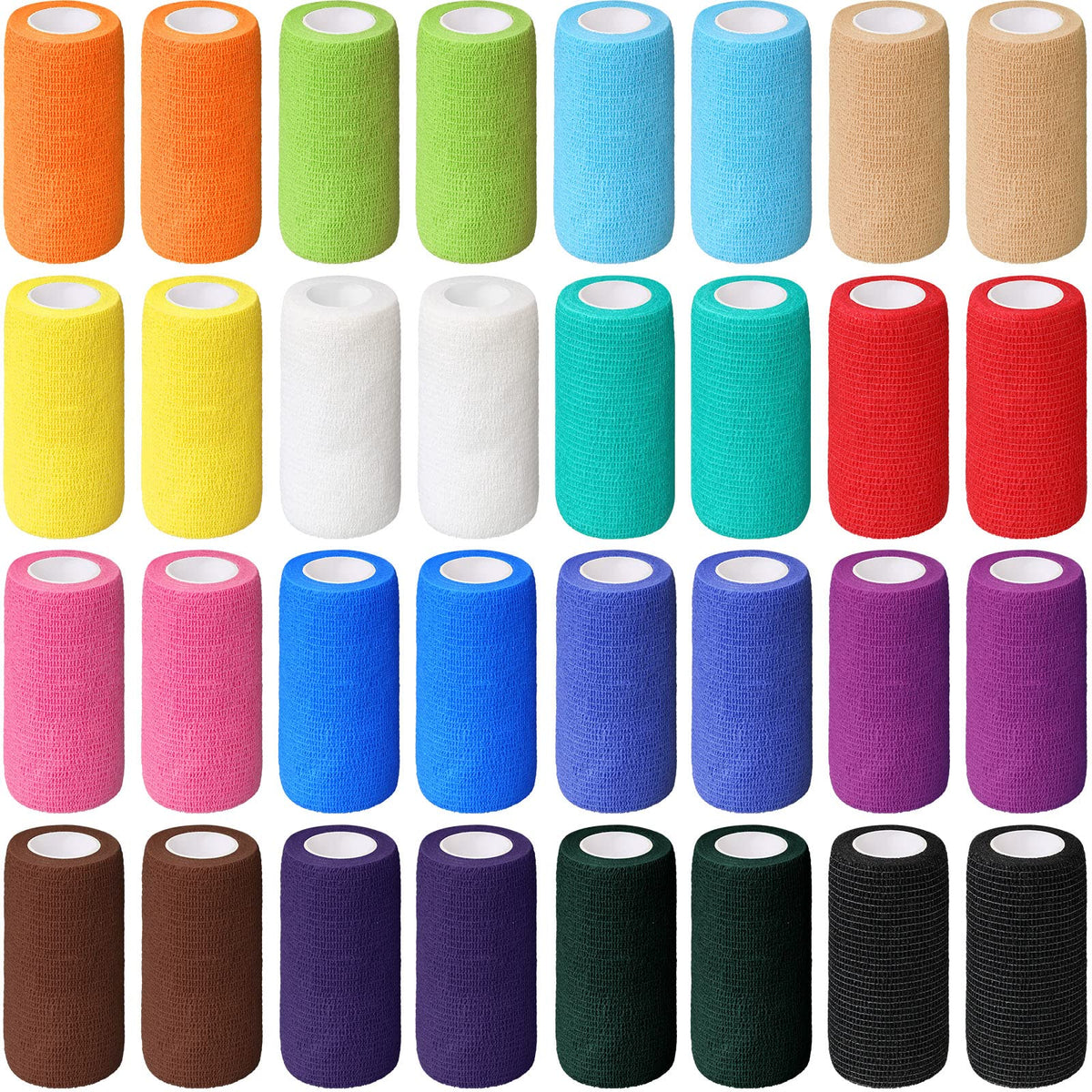 Treela self-adhesive bandage wrap in color assortment for quick, secure coverage.
