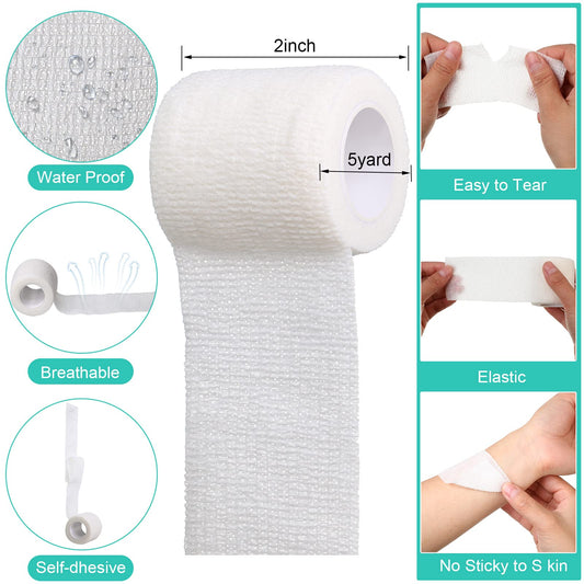 Treela self-adhesive wrist wrap provides gentle, secure support during activity