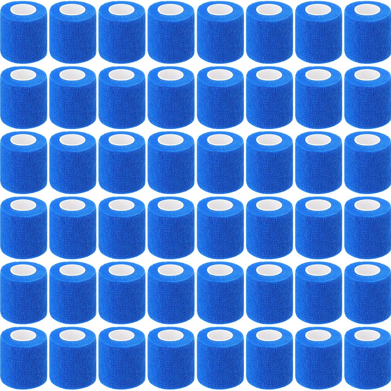 Treela wrap bandage roll blue for quick self-adhesive support.