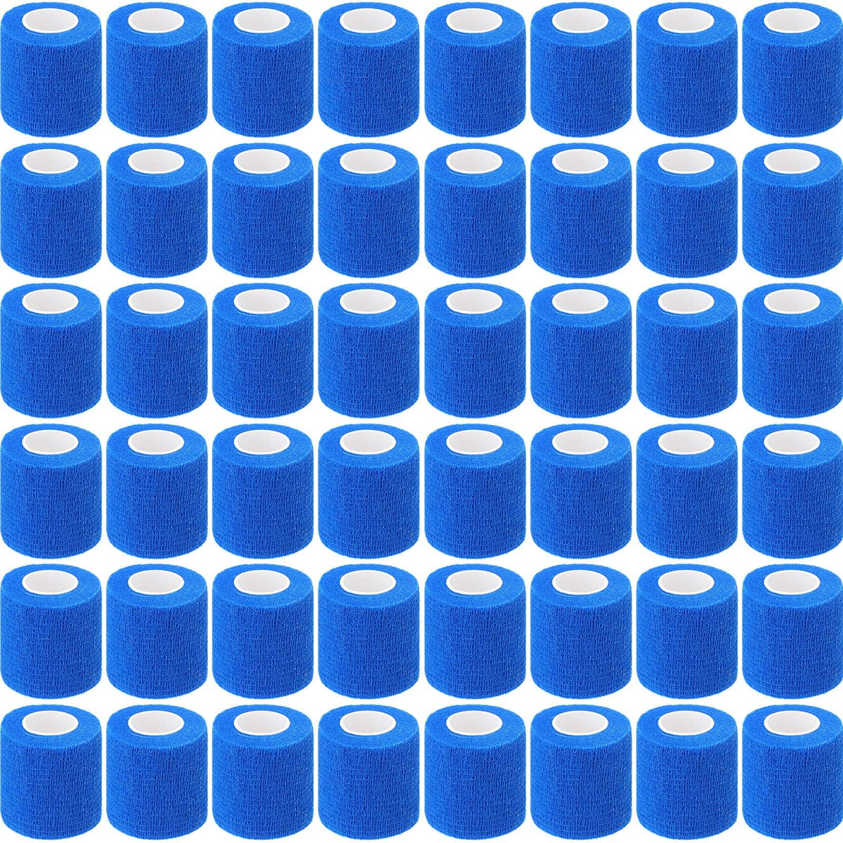 Treela wrap bandage roll blue for quick self-adhesive support.