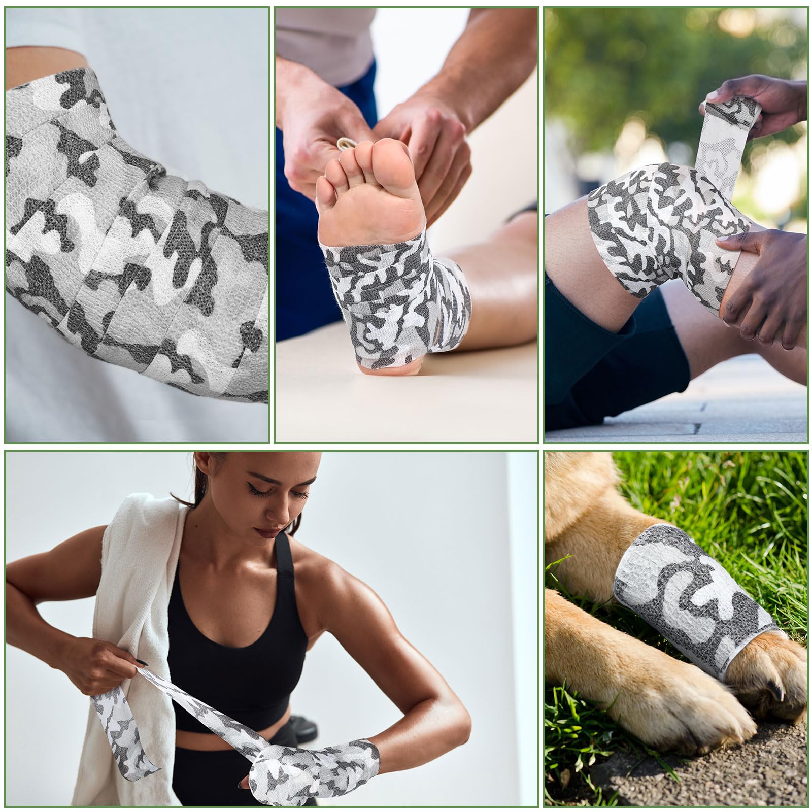 Treela wrap is easy to tear by hand for quick application.