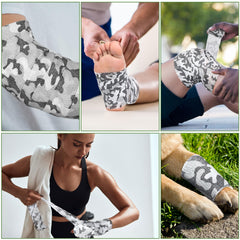 Treela wrap is easy to tear by hand for quick application.