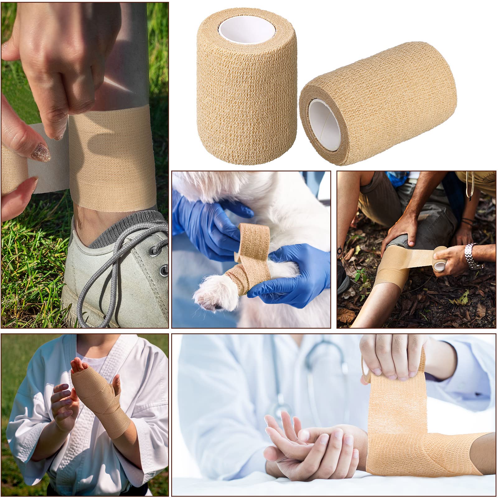 Treela wrap on wrist demonstrating secure wrap without residue