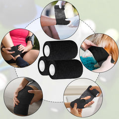 Treela wrist and ankle support bandage keeps joints secure.