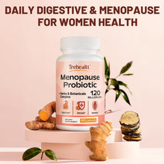 Trehealtt woman taking supplement in morning