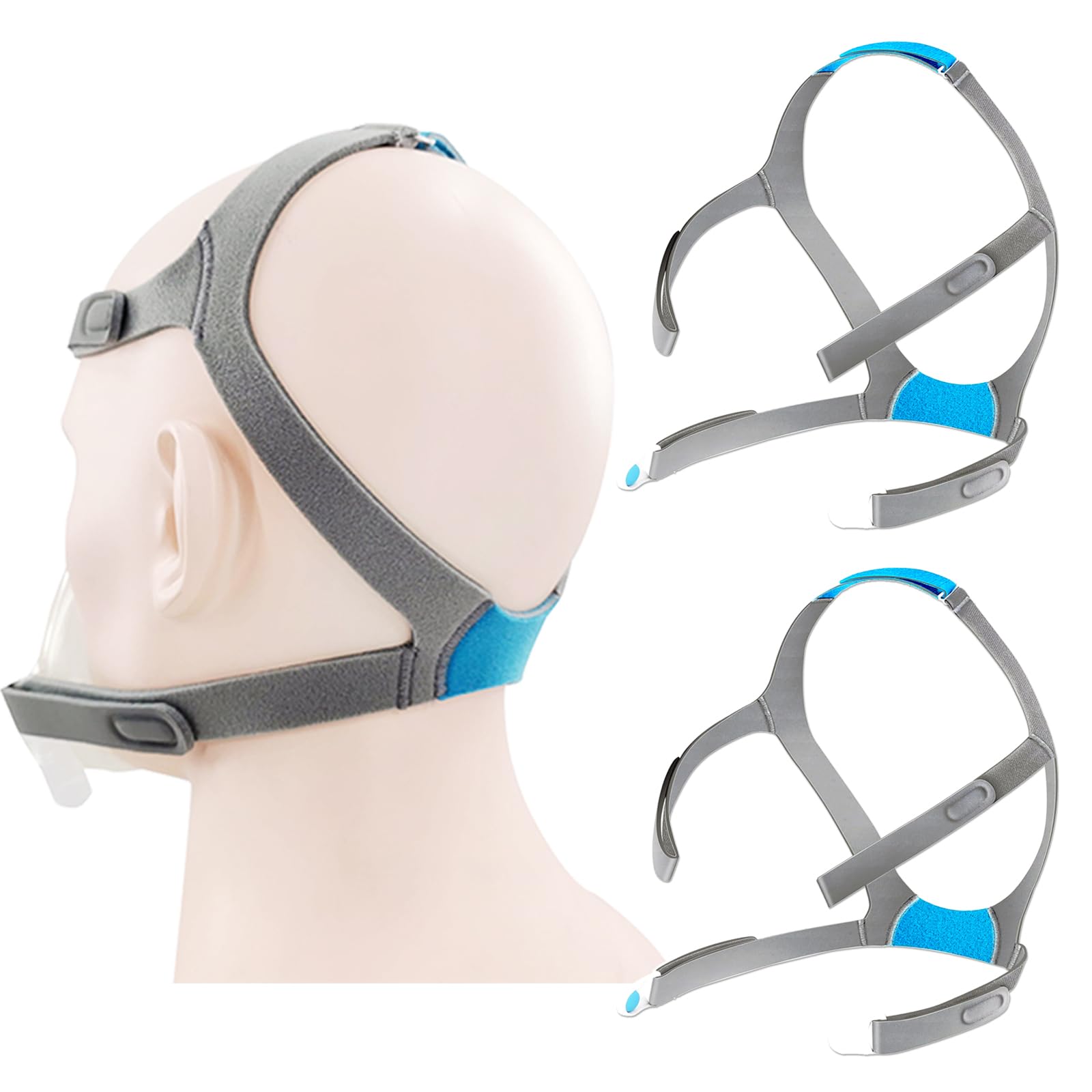 Trejacur AirFit F30 replacement headgear strap; front view for secure, comfortable fit.