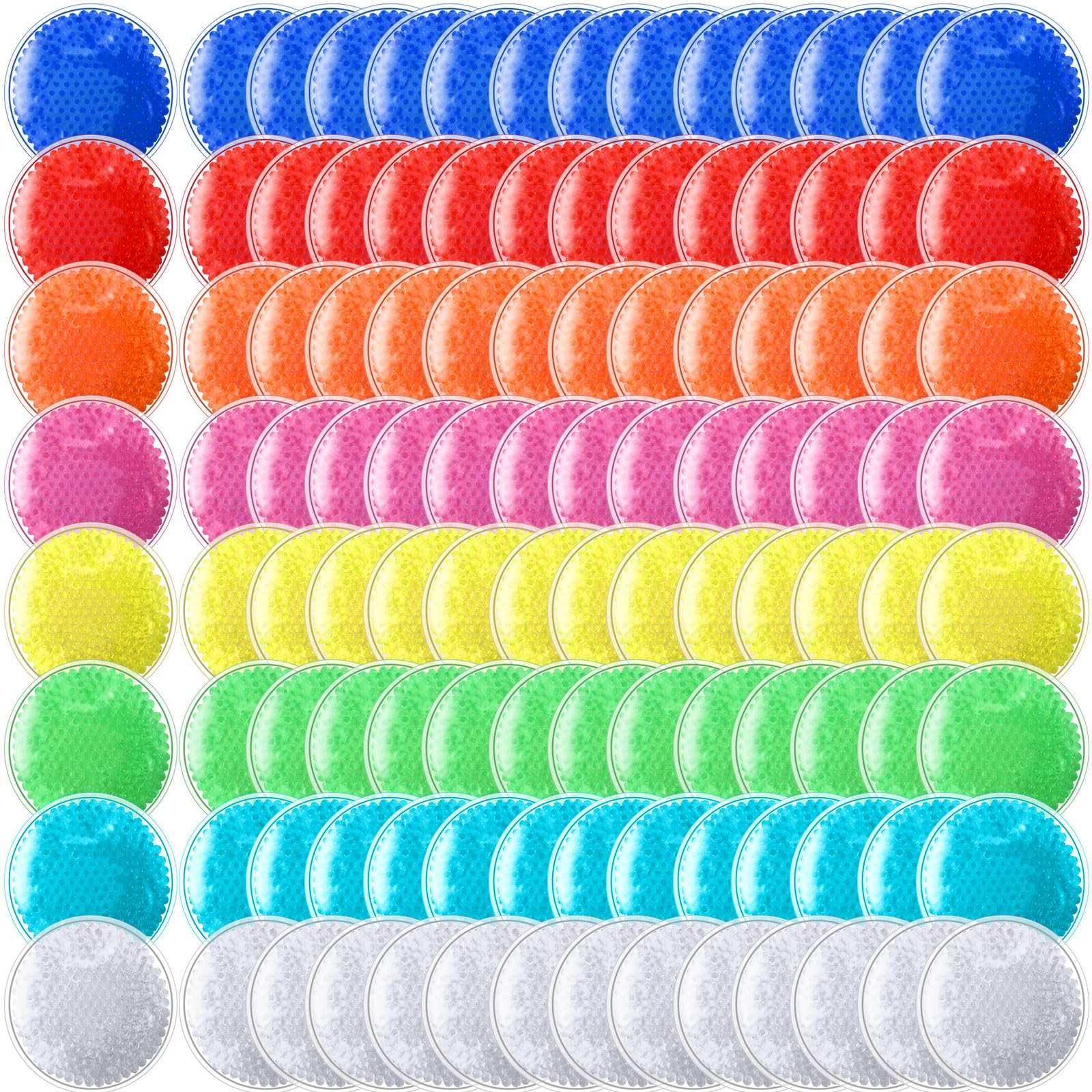 TrelaCo Boo Boo Ice Pack round 4x4 inches for targeted cold therapy and swelling relief.