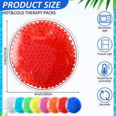 TrelaCo multicolor ice pack set with 8 colors for easy organization and quick identification.