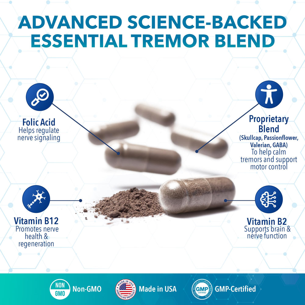 Label detail on Tremanol Natural Aid showing non GMO and USA made claims