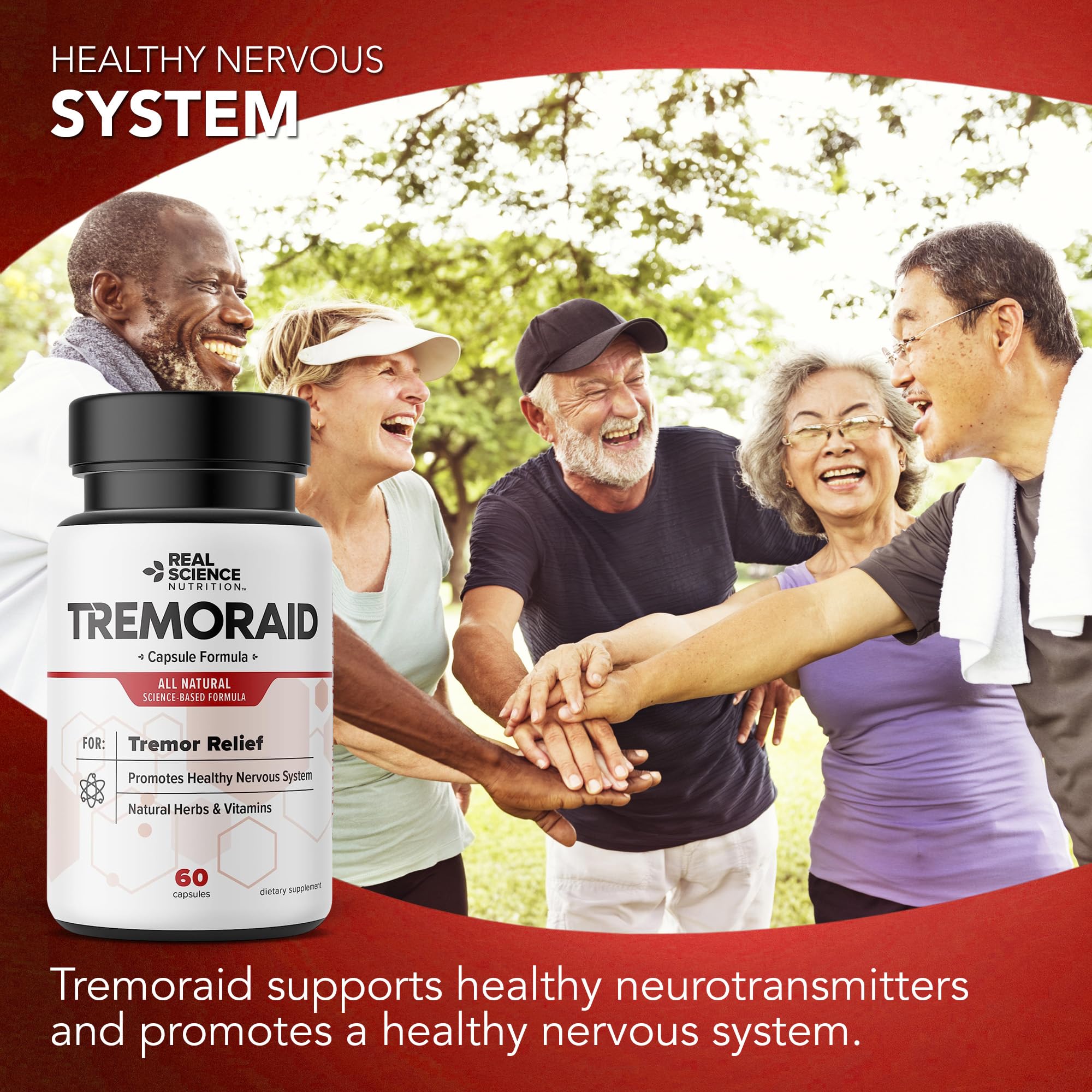 Tremoraid bottle back label showing ingredients and directions