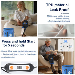 Flow mode with 30-minute auto shut-off supports safe, worry-free operation.