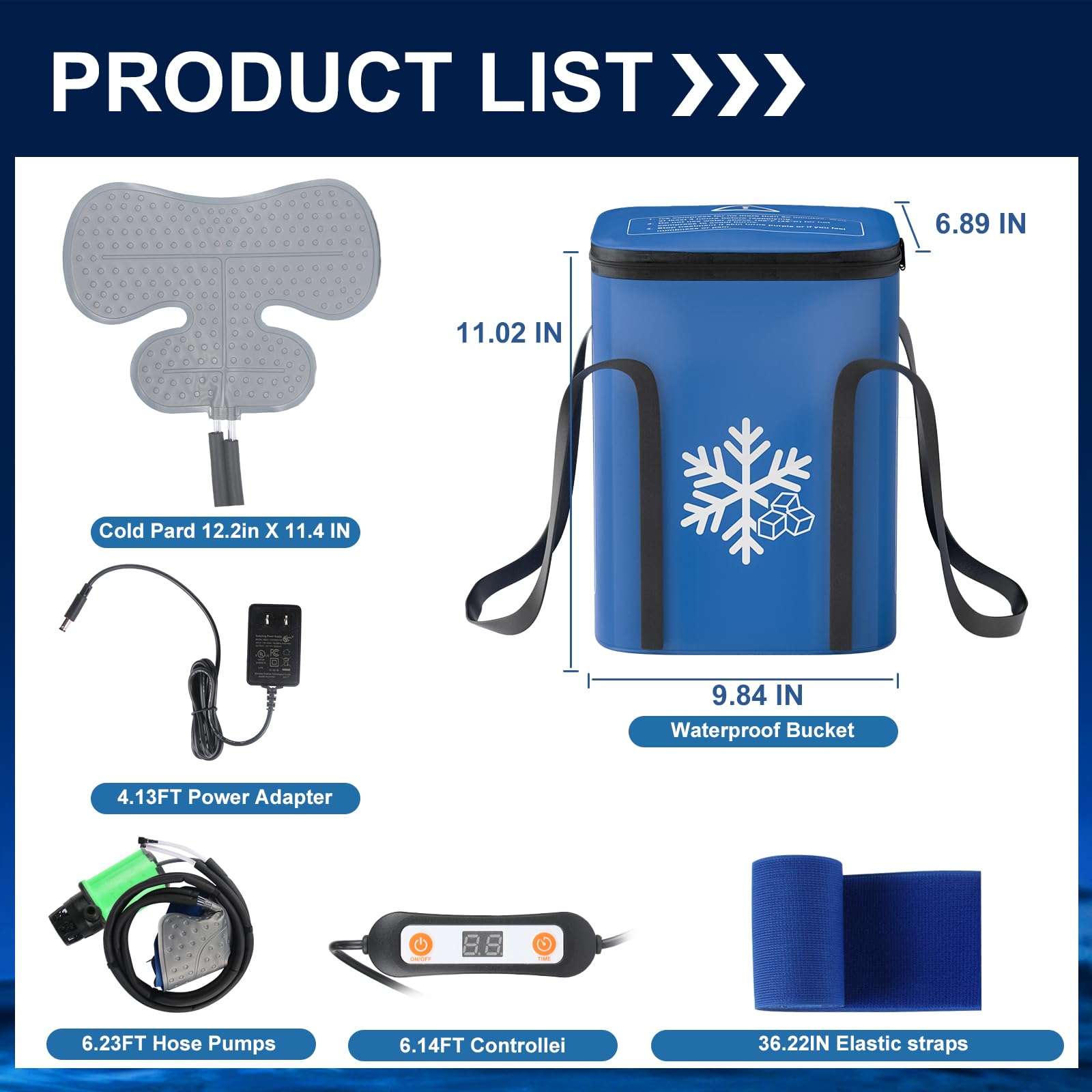 Trewf shoulder cold therapy with smart safety controls for safe use