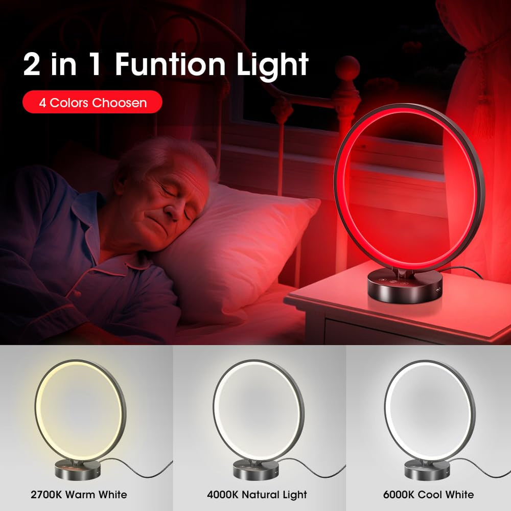 Treybair multi-color sleep lamp enhances mood and ambience.