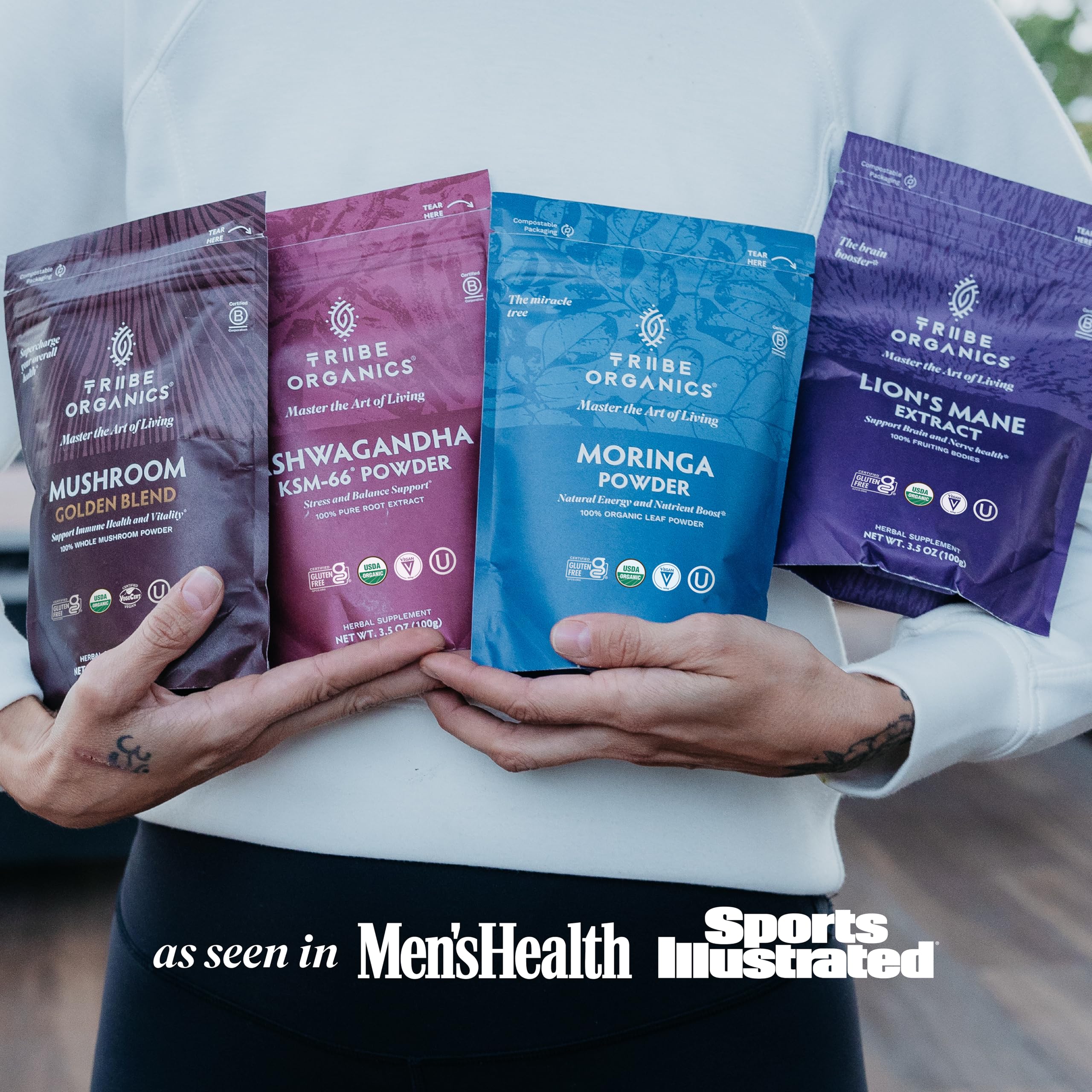 TRIBE ORGANICS Moringa Powder sourced from Sri Lanka