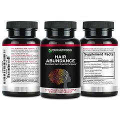 TRIO NUTRITION Hair Abundance vegetable capsules for daily use.