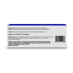 TRIORAL unflavored hydration formula packets for daily use.