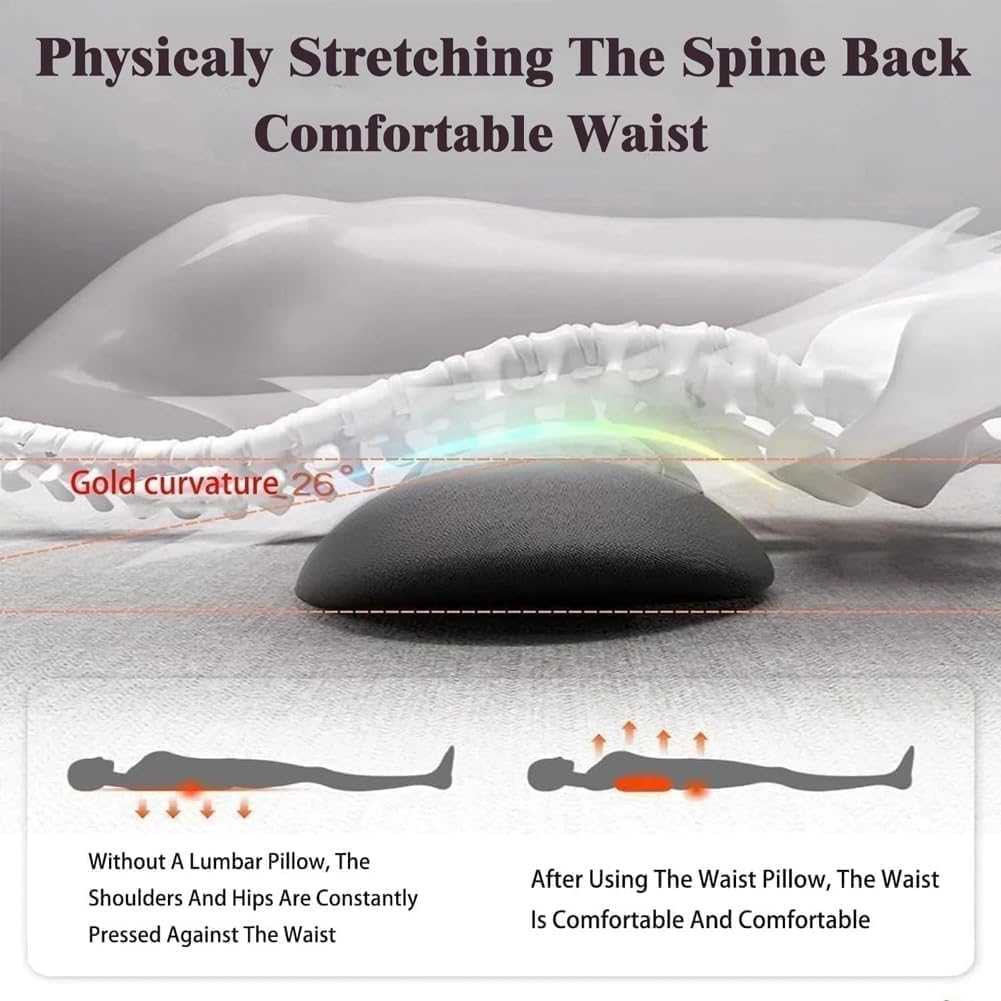 Triple Fusion Back Massager memory foam padding supports the lower back