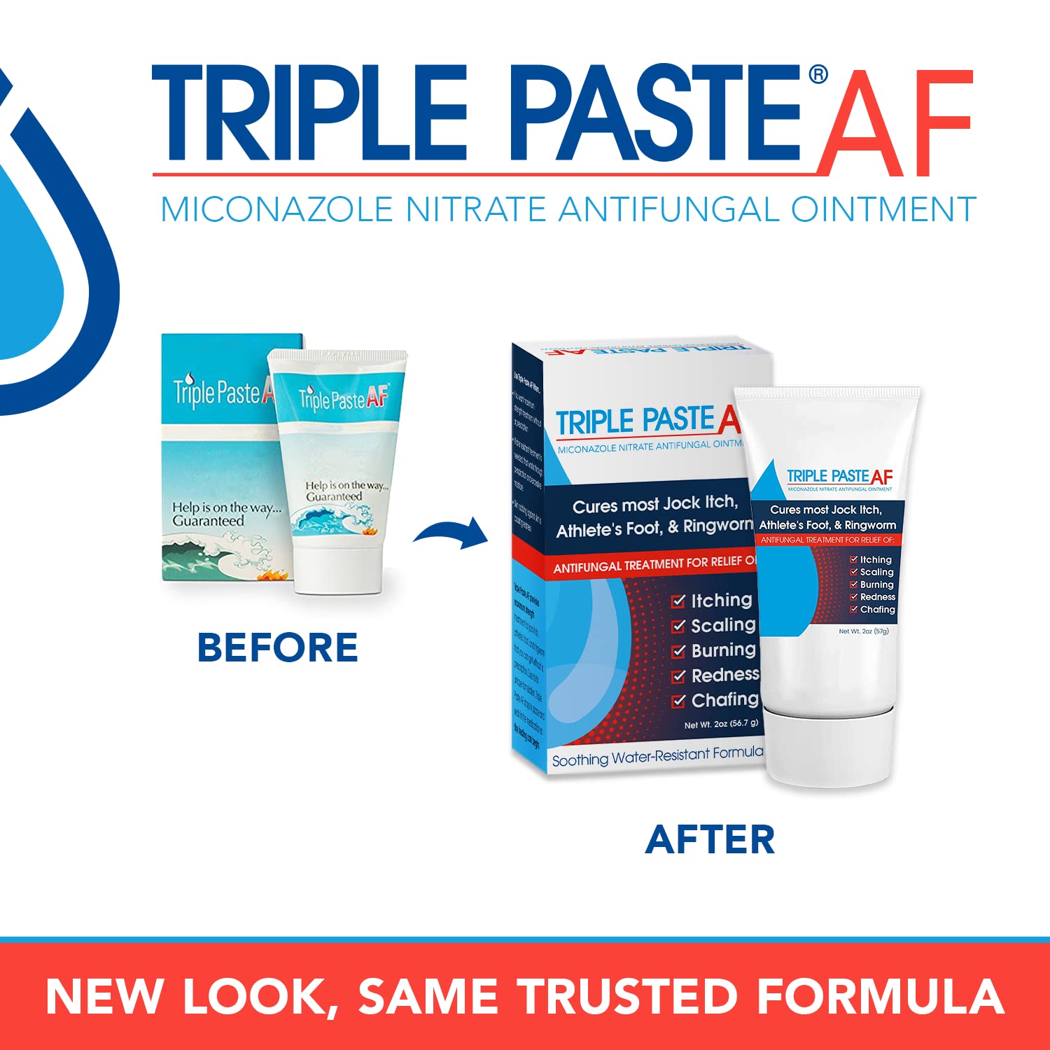 Triple Paste AF pack of 2 for ongoing gym foot care.