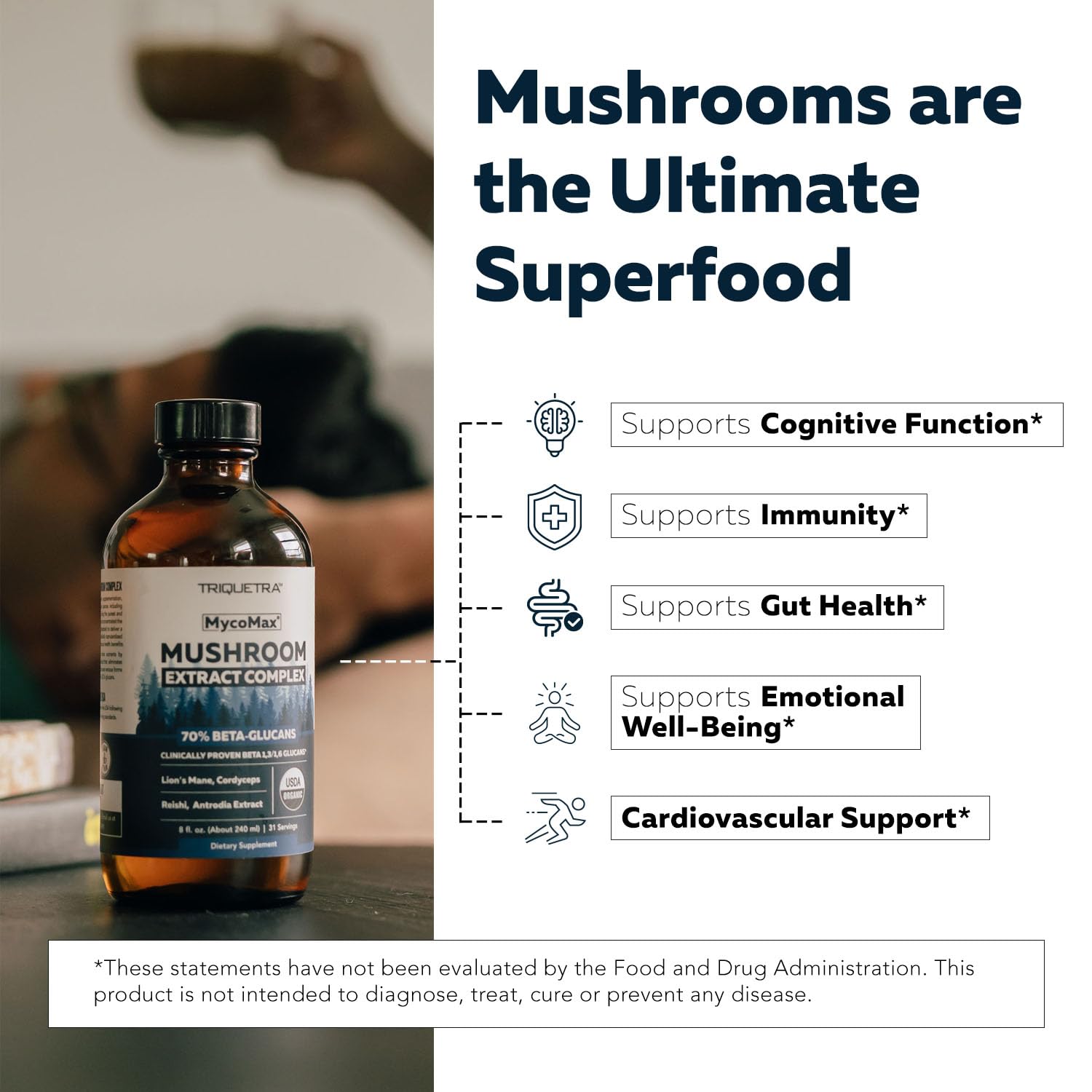 Ultrasonic extraction equipment visualizes enhanced nutrient density.