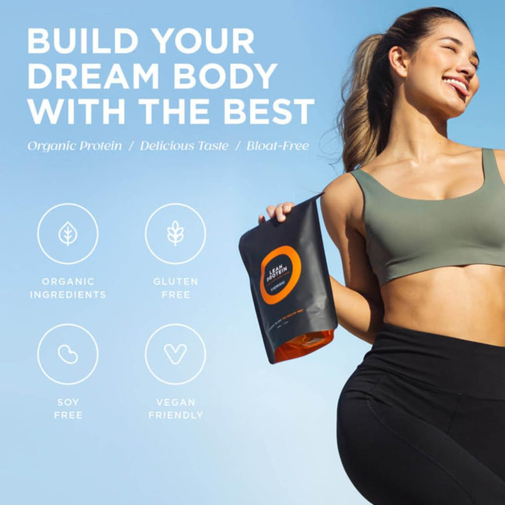 Tropeaka Lean Protein ingredients image highlighting plant-based proteins