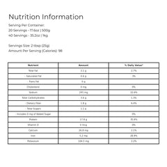 Tropeaka Lean Protein chocolate shake served in glass