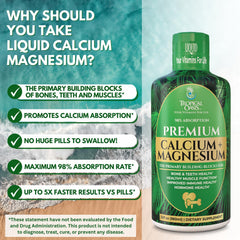 Tropical Oasis with Vitamin D3 and Boron supports bone health.