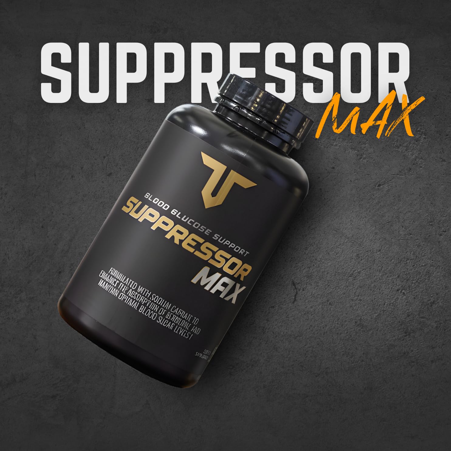 Clear ingredients list on Troponin Nutrition Suppressor Max GDA.