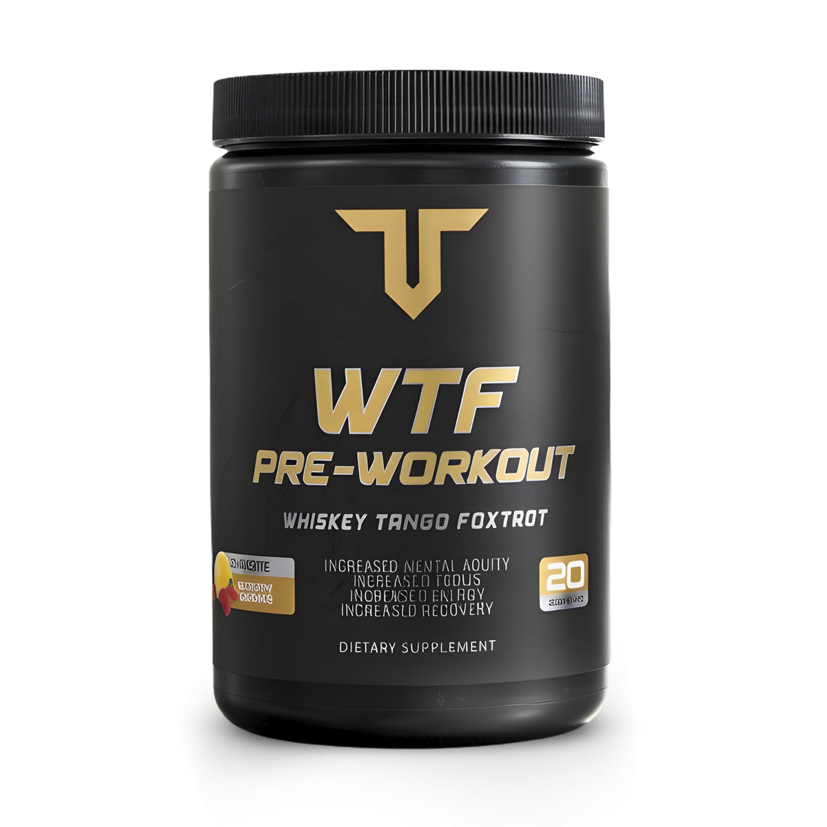 Troponin WTF Pre-Workout Strawberry Lemonade Snake Bite scoop for intense pumps