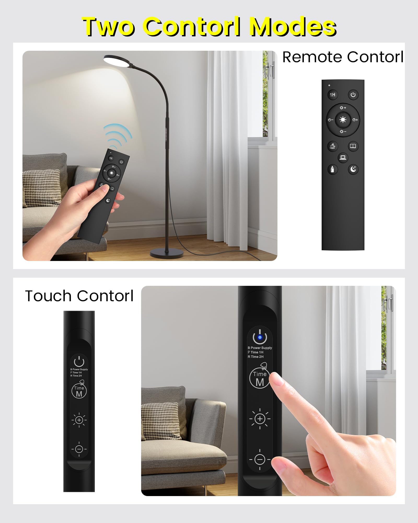 Five color temperatures cover warm to cool daylight tones.