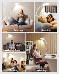 TroupePal lamp scene illustrating 11,000 lux daylight atmosphere.
