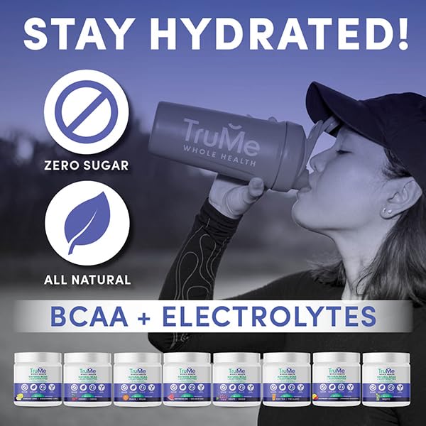 TruMe BCAA with electrolytes ready for workout hydration