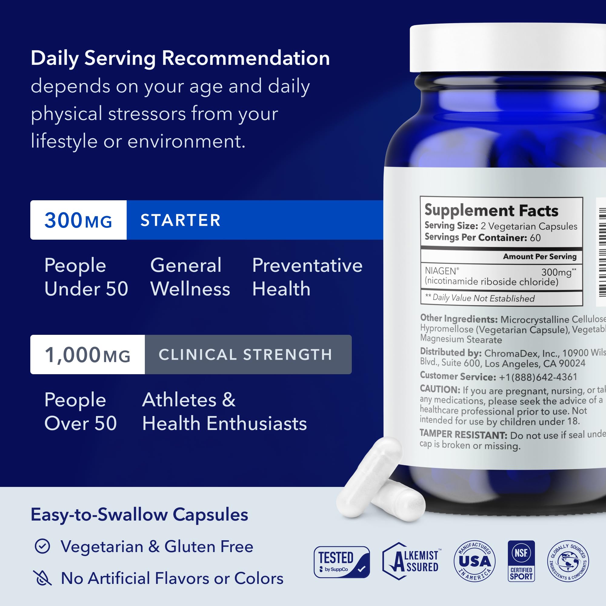 TRU Niagen bottle beside healthy lifestyle items