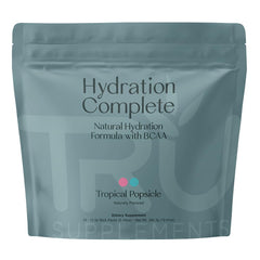 TRU Supplements Hydration Complete bottle pour supports quick electrolyte hydration during workouts