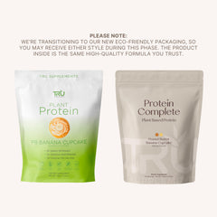 TRU Supplements ingredients panel featuring 27 vitamins and minerals