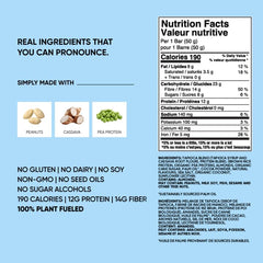 TRUBAR Cocoa Protein Bar ingredient close-up showcasing simple real ingredients