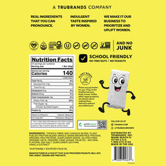 TRUBAR Kids Protein Bars Iced Oatmeal Blast close-up of chewy bar texture